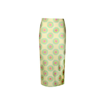 SportMax Graphic Printed High Waist Midi Skirt