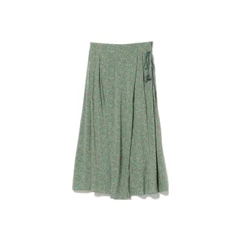 Beams Casual Long Skirt Women's Green