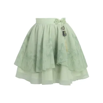 SNBL Casual Short Skirts Women's Green