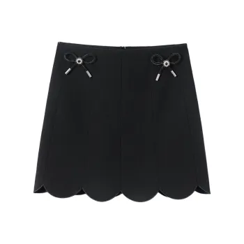 EICHITOO Casual Short Skirts Women's Black