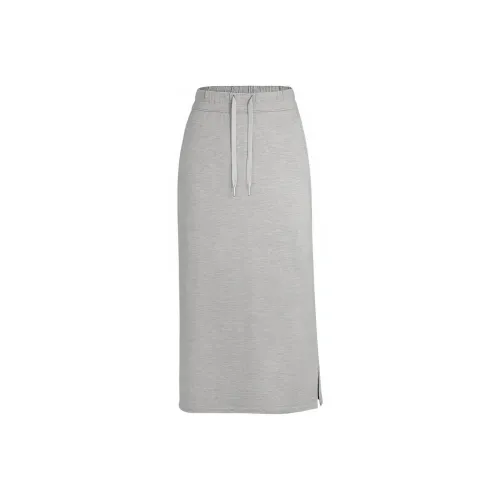 Lululemon Casual Long Skirts Women's Light Gray