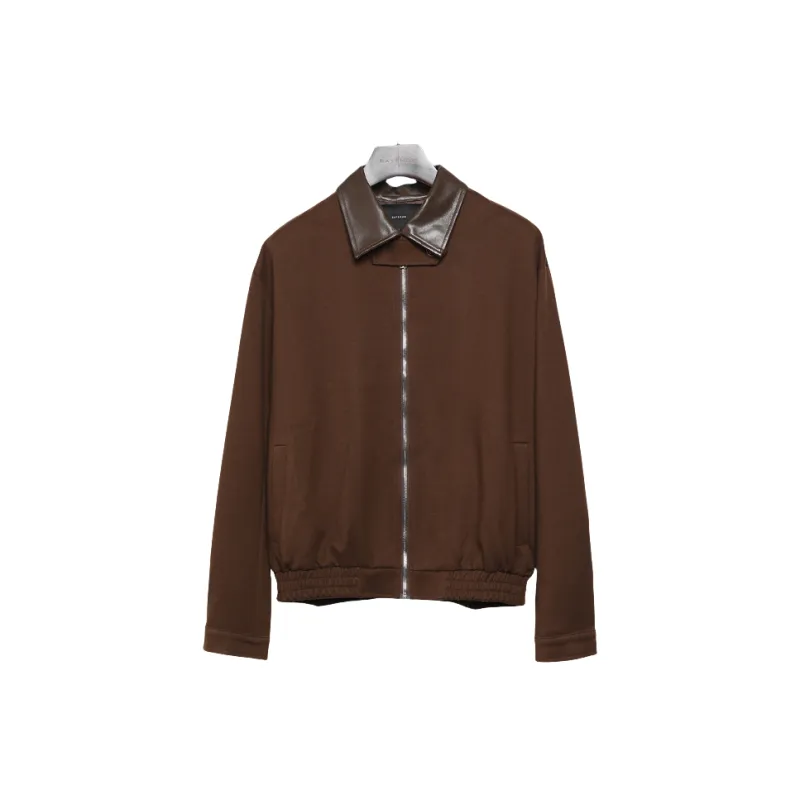 RAYSHOW Jackets Coats Men's Coffee-0