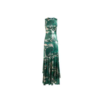 ETRO Shimmering finish Maxi Dress