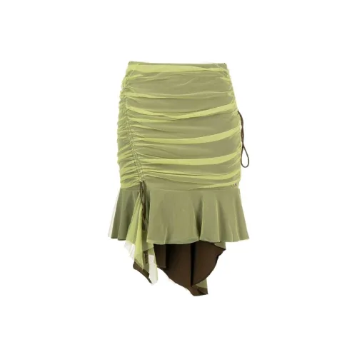 DIESEL Casual Short Skirts Women's Green