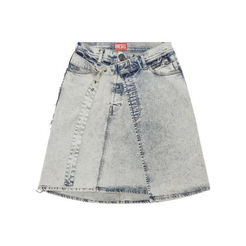 DIESEL Rehab Denim Denim Short Skirts Women's Washable Blue