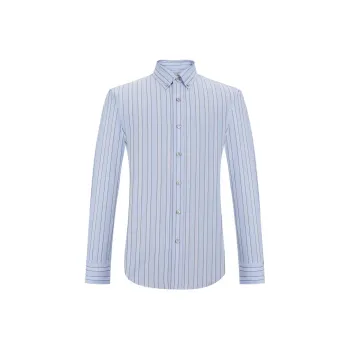 JODOLL Shirts Men White Cyan