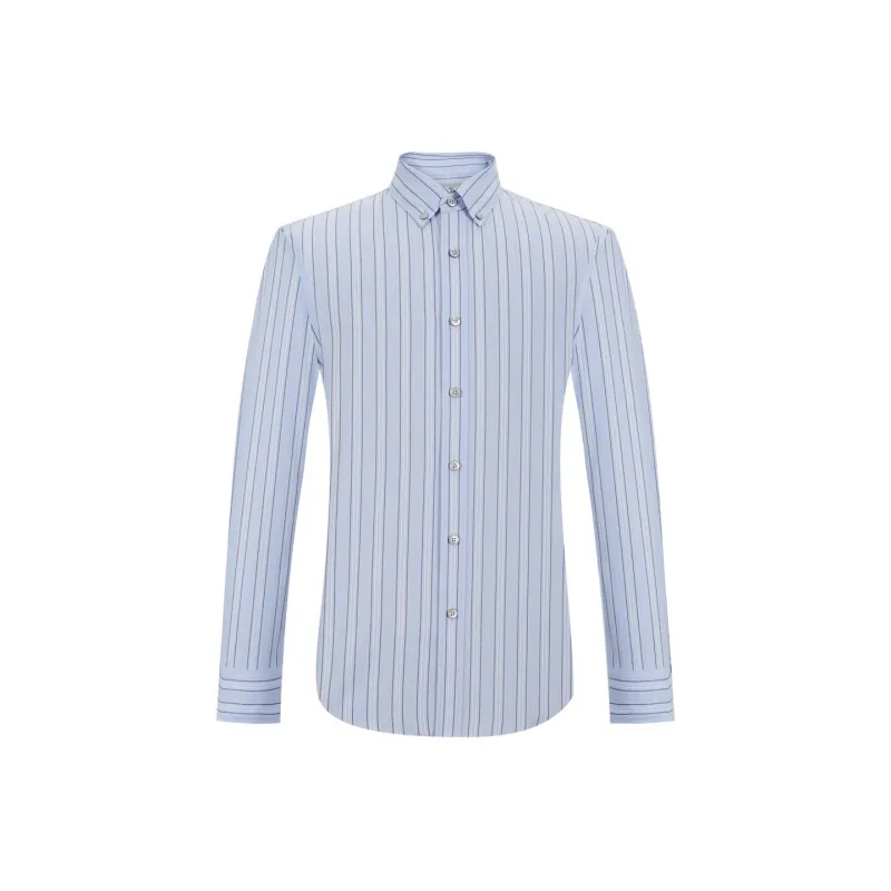 JODOLL Shirts Men White Cyan-0