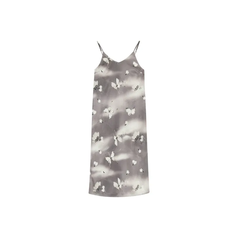 THE SEA LIFE Slip Dress Women's Dark Butterfly Brown-0