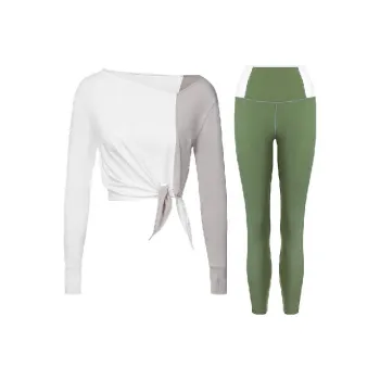 Sumday Athletics Casual Suits Women's Gray+Avocado Green