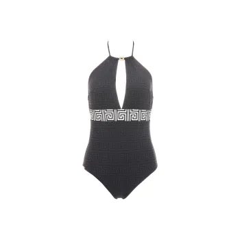 Selmark One piece Swimsuit Women's Black