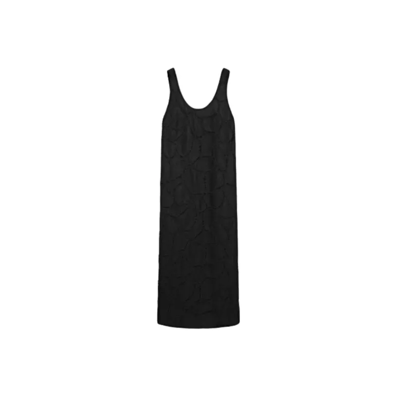 Massimo Dutti Sleeveless Dress Women's Black-0