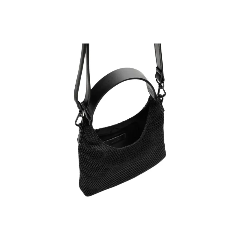 ZARA Polyester With Polyurethane Shoulder Bag, Crossbody Bag, Handbag Women's Black-1