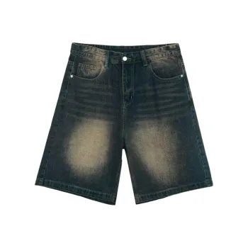 TONYBEAR Denim Shorts Men Blue