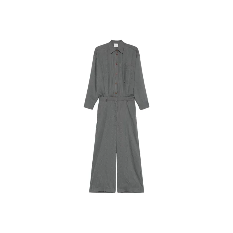 ALYSI SS25 Jumpsuit Women's Gray-0