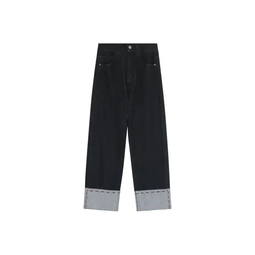 REAL EASY Jeans Women's Black Gold