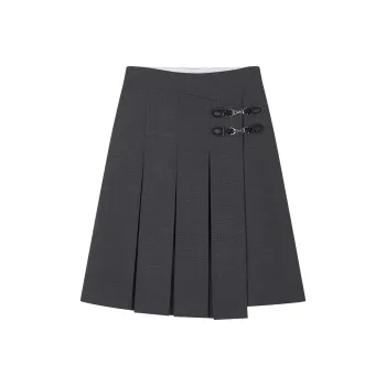 Teenie Weenie Casual Short Skirts Women's Gray