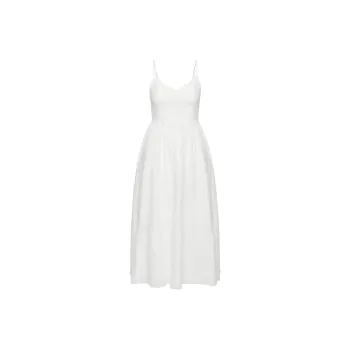 ARITZIA Wilfred Influence Linen Maxi Dress Slip Dresses Women's WHITE/White