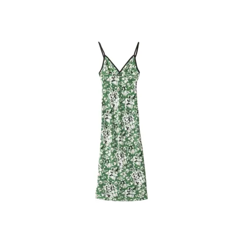 MIU MIU Slip Raffiaes Women's Green