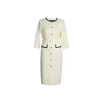 ROEYSHOUSE Long-Sleeved Dresses Women's Apricot