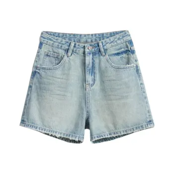 Ran and pure Denim Shorts Women's Light Blue