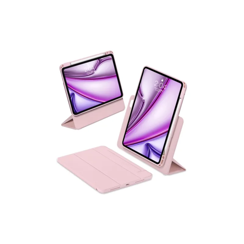MOROCK With Pen Slot, Anti Bend Acrylic Compatibility IPad Air7 Tablet Protective Cases-3