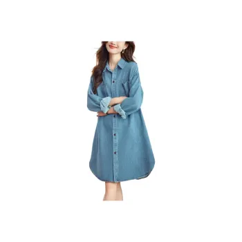 Korean Style Long Sleeved Dress Women's