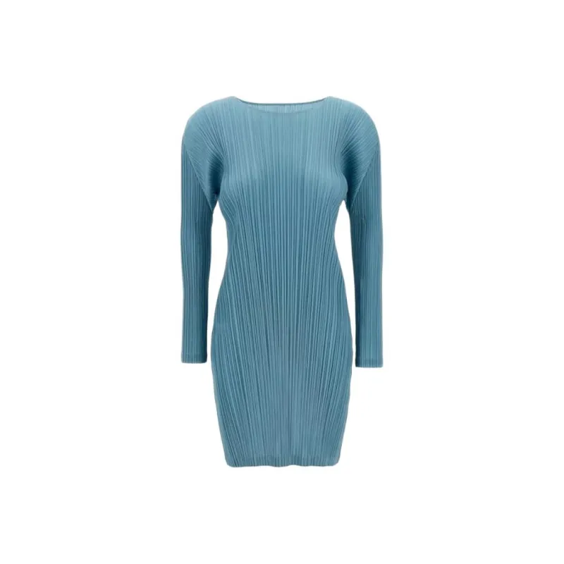 PLEATS PLEASE ISSEY MIYAKE Pleated Mini Dress-0