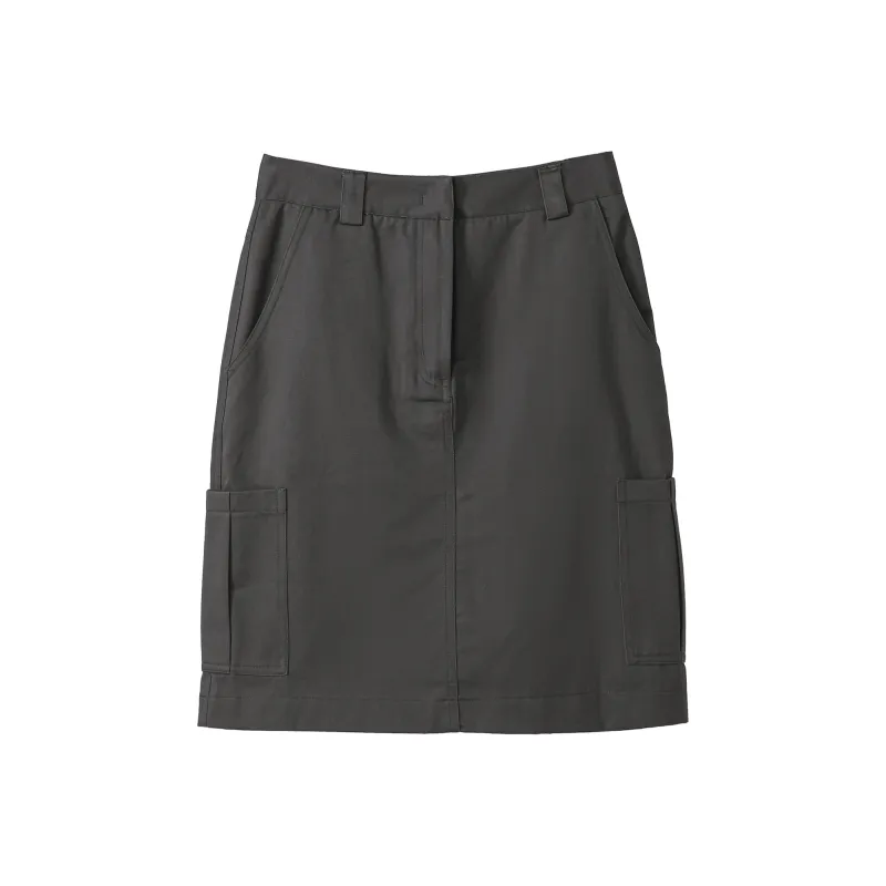 Fstudio Casual Short Skirts Women's Dark Gray-0