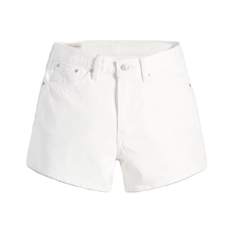 Levis Denim Shorts Women's White-0