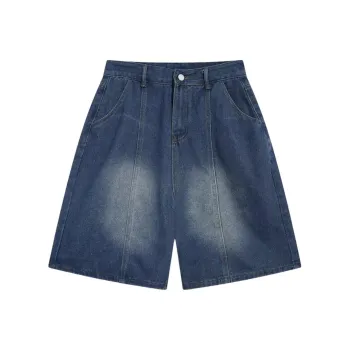 TONYBEAR Denim Shorts Men Black