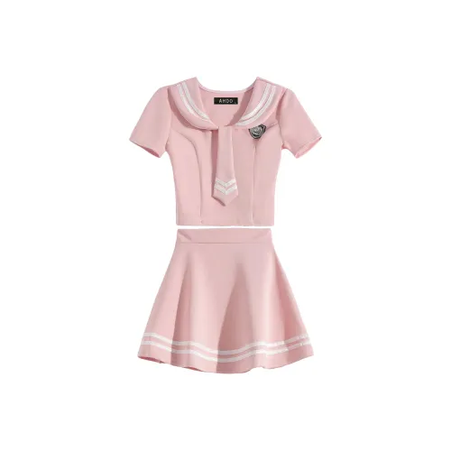 AHDO Two Piece Skirt Sets Women's