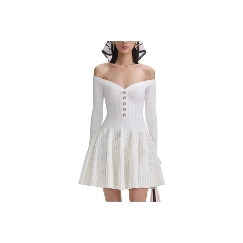 Self portrait Striped Dress-2