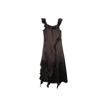 SETIROM Sleeveless Dress Women's Brown