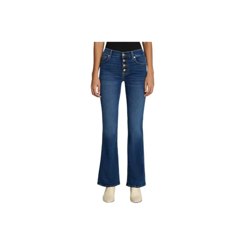 7 FOR ALL MANKIND Jeans Women's Denim Dark Blue-0
