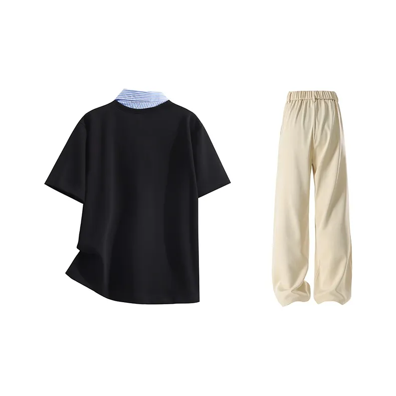 BRUMAIRE Polo Shirt Unisex Black Comes With Brooch-13
