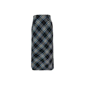 MKBY Casual Long Skirts Women's Plaid