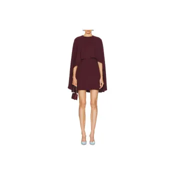 Valentino Long Sleeved Dresses Women's Red
