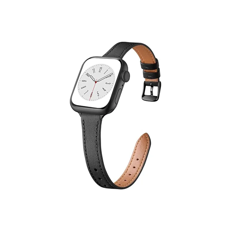 FUDIEN Watch Band Apple Compatibility Cowhide Leather Material-8