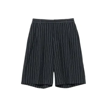 Beams Casual Shorts Women's Marine Blue