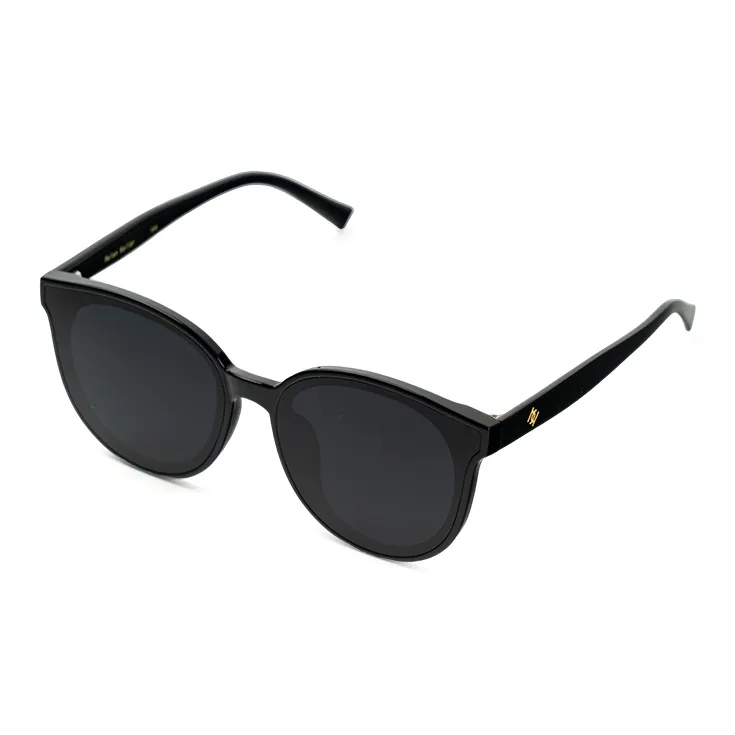 HELEN KELLER Plate Frame Round Sunglasses Unisex-2