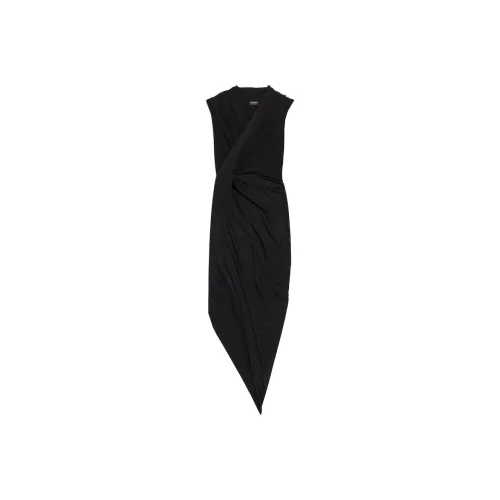 Balenciaga Draped Midi Dress