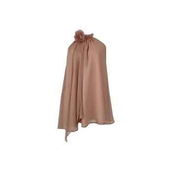 CPAURA Sleeveless Dress Women's Nude