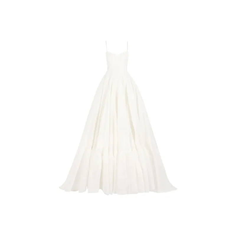 Selkie Collection SS24 Slip Dresses Women's Ivory White-0