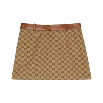 GUCCI FW23 Casual Short Skirts Women's Brown