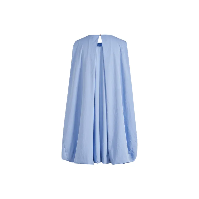 KUOSE Sleeveless Dress Women's Light Blue-0