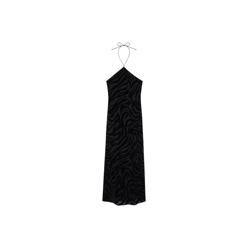 Anine Bing Leanne Halterneck Maxi Dress-0
