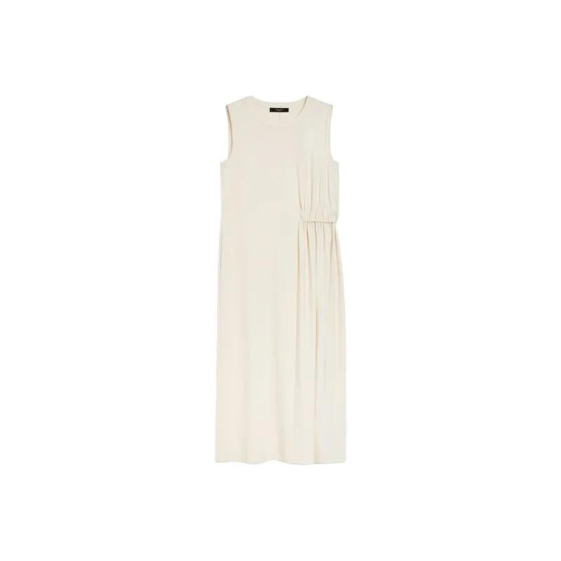 WEEKEND MaxMara Sleeveless Dress Women's Ivory White-0