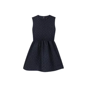 Maje Rhinestone embellished Mini Dress