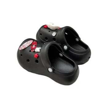 JINGEYU Cute Puppy Platform Women's Summer Indoor Slip Resistant Slippers