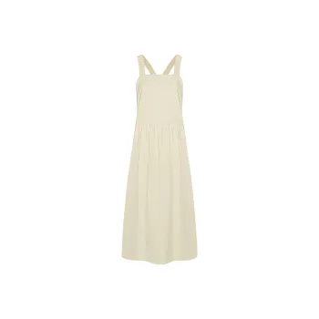 URBAN REVIVO Sleeveless Dress Women's Pink Khaki